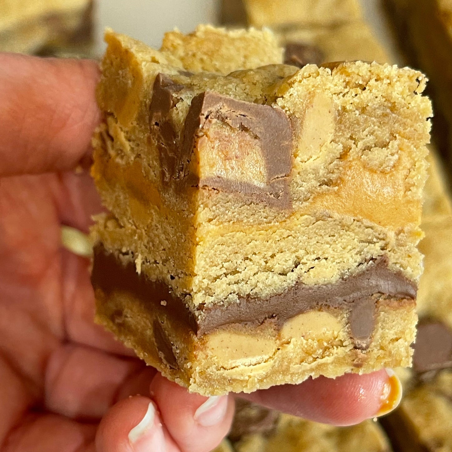 Peanutella Cookie Pie