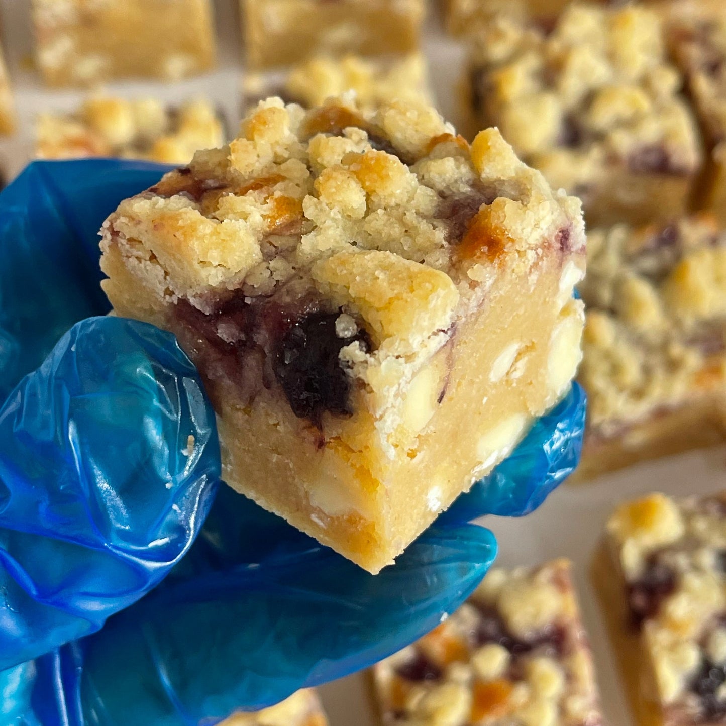 Blueberry Streusel Blondie - Pre Order
