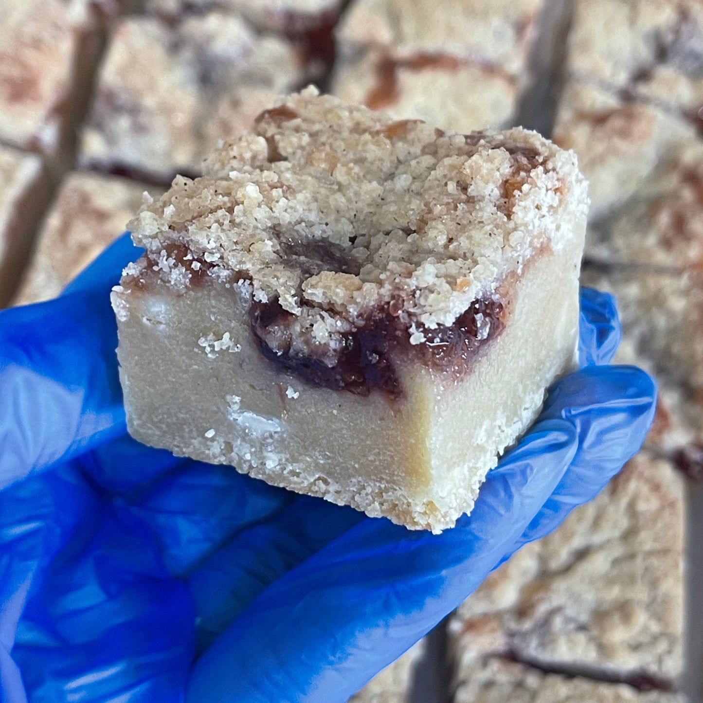 Plum Crumble Blondie