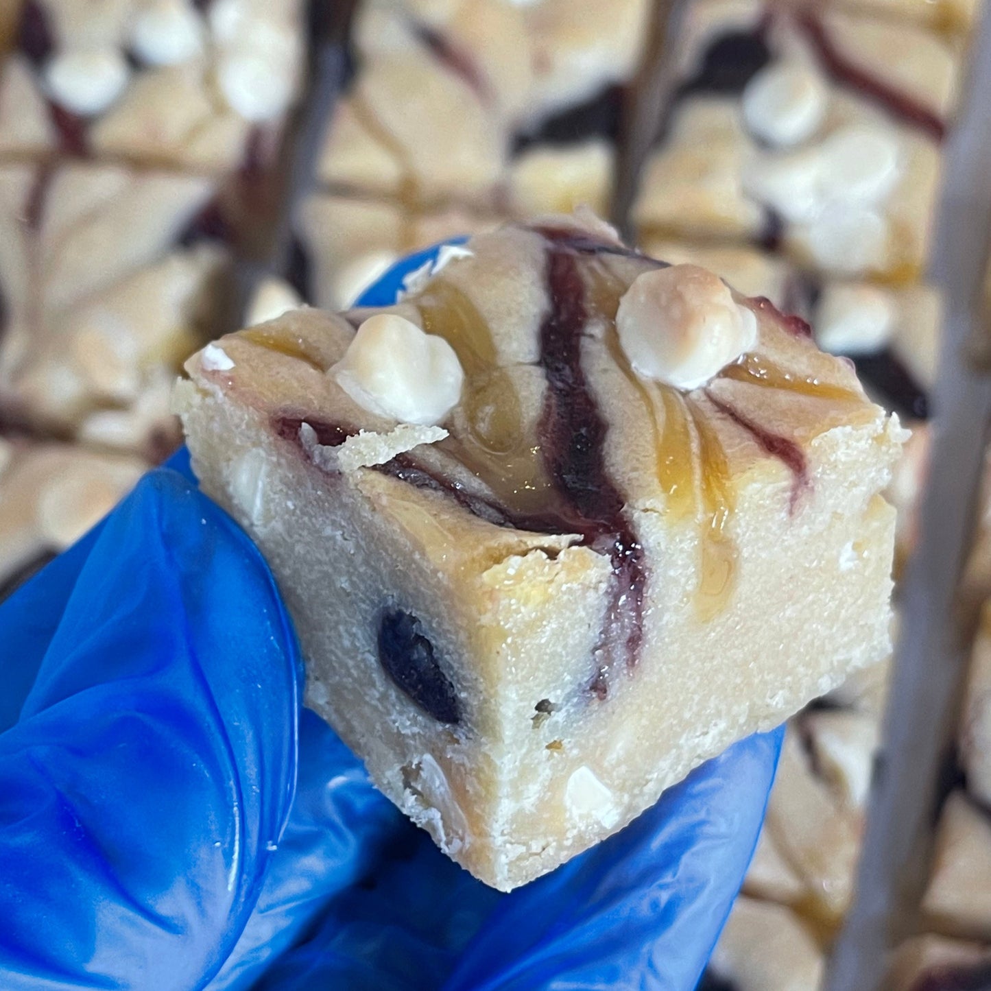 Lemon & Blueberry Blondie