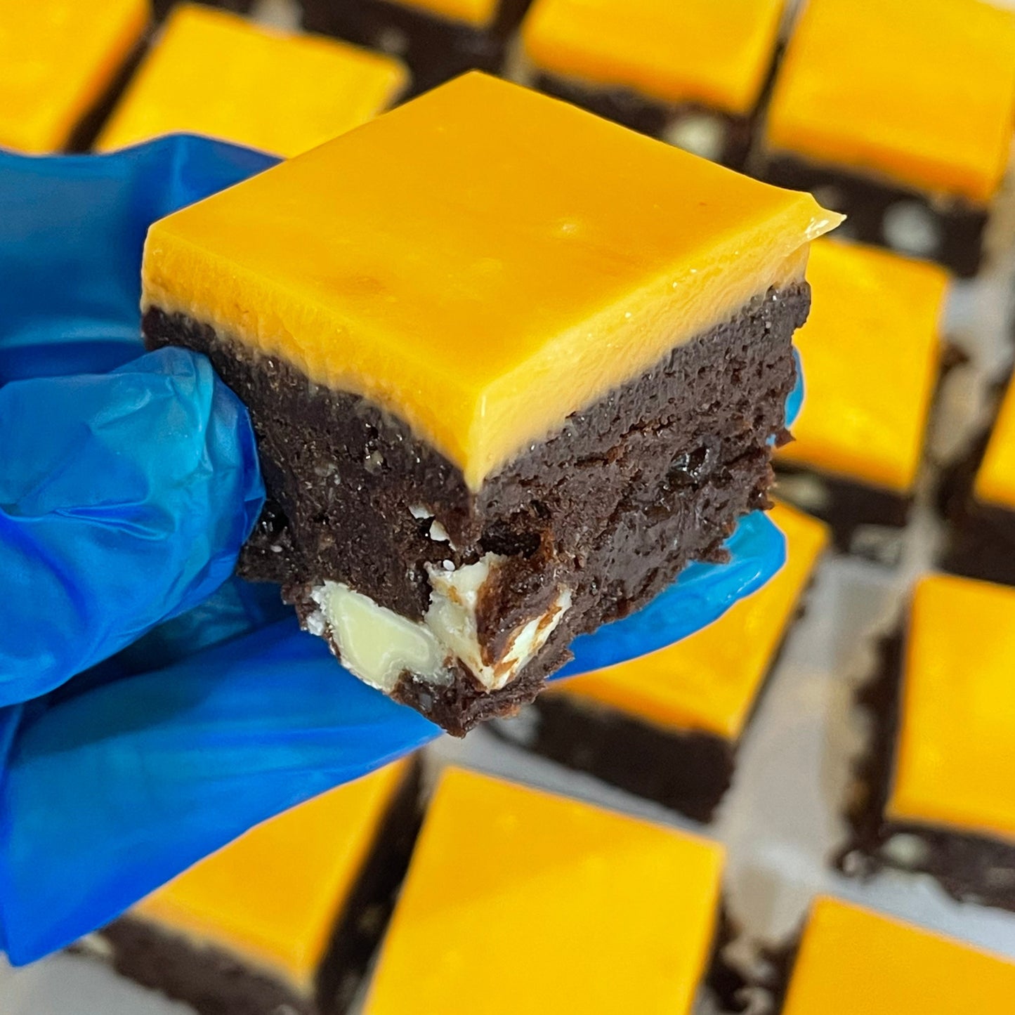 White Chocolate Orange Brownie