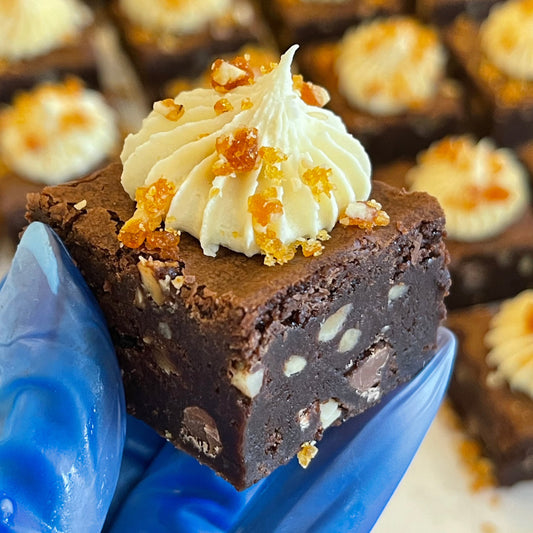 Hazelnut Praline Brownie