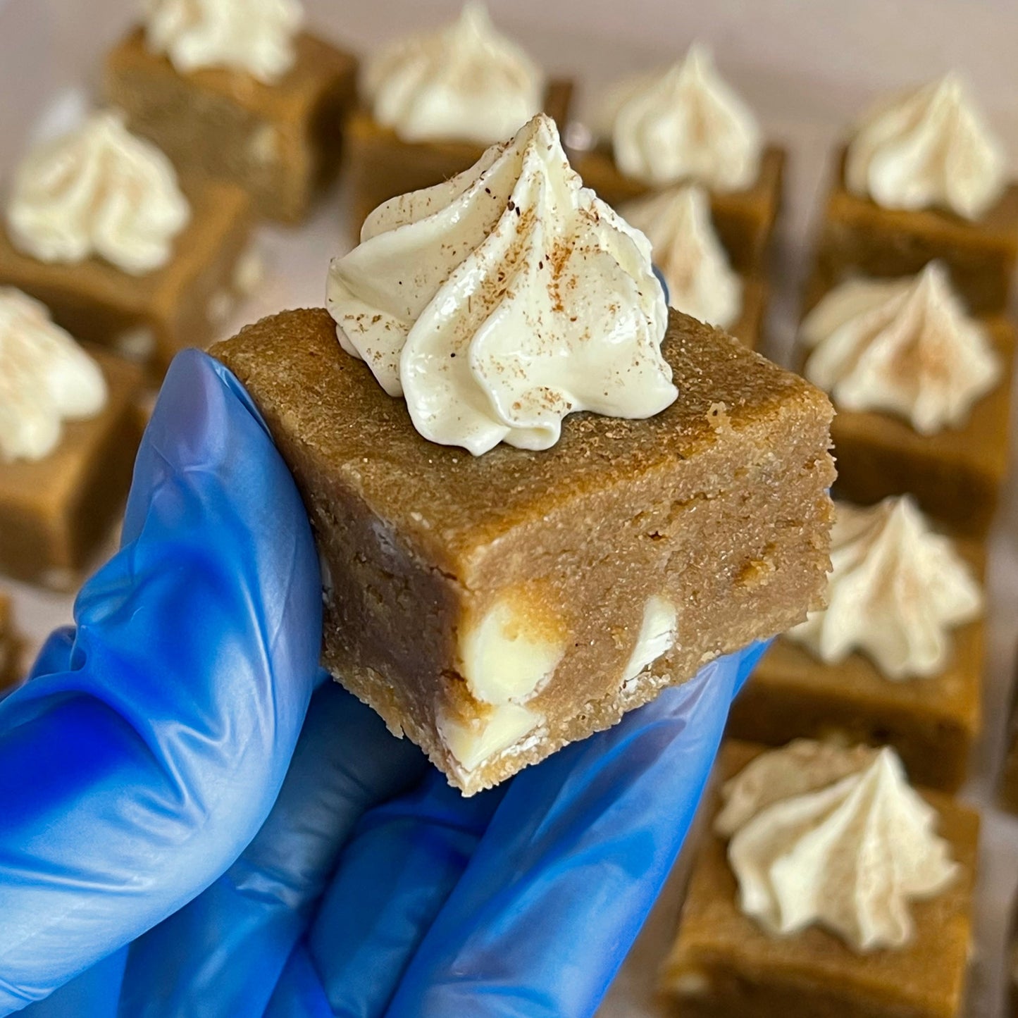 Pumpkin Spiced Latte Blondie