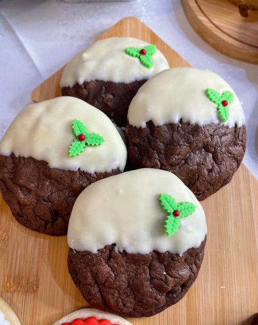Christmas Pudding Brookies