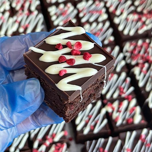 Dark Chocolate & Raspberry Brownie