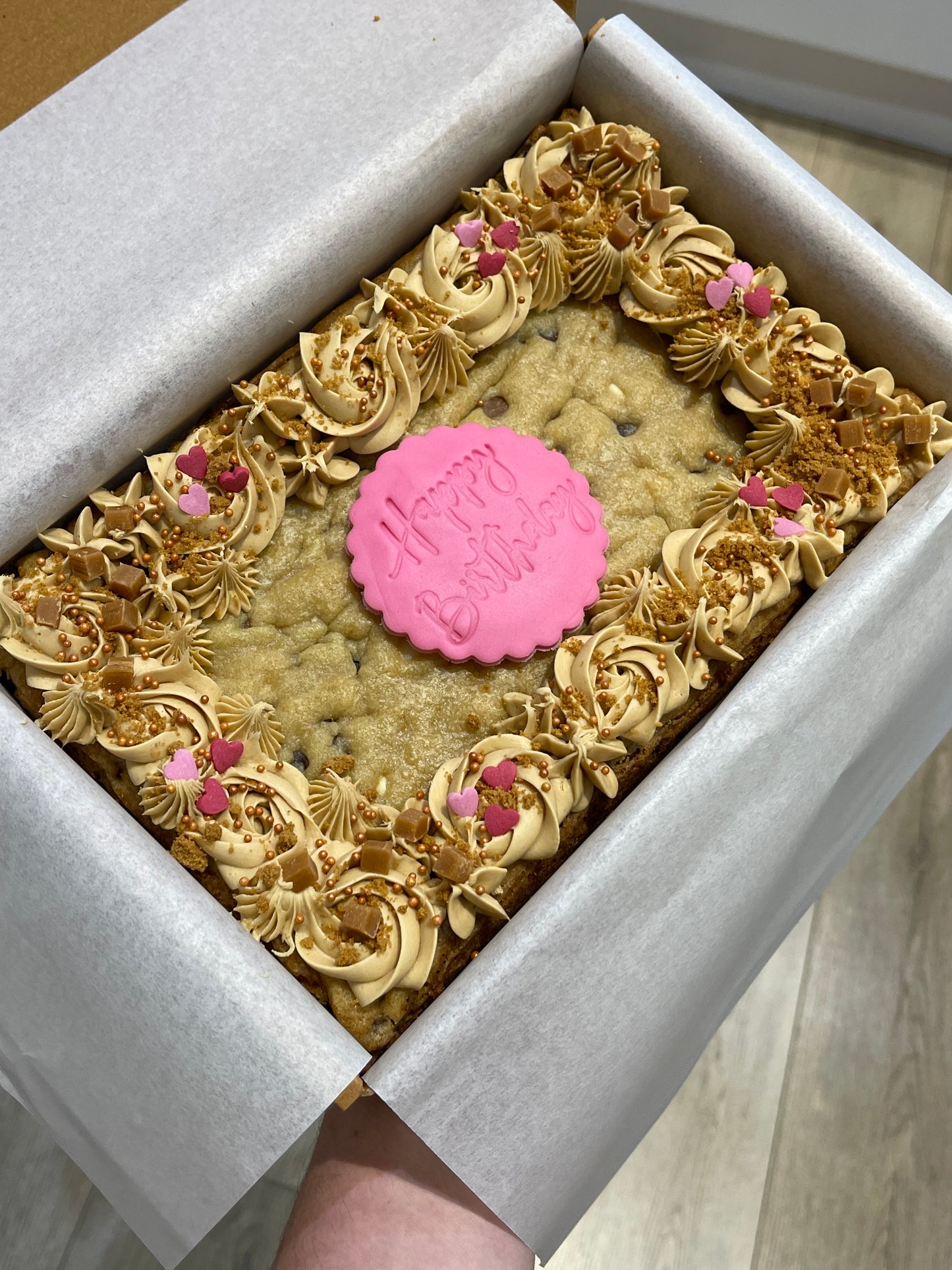 Small Cookie Cake 9" x  6"