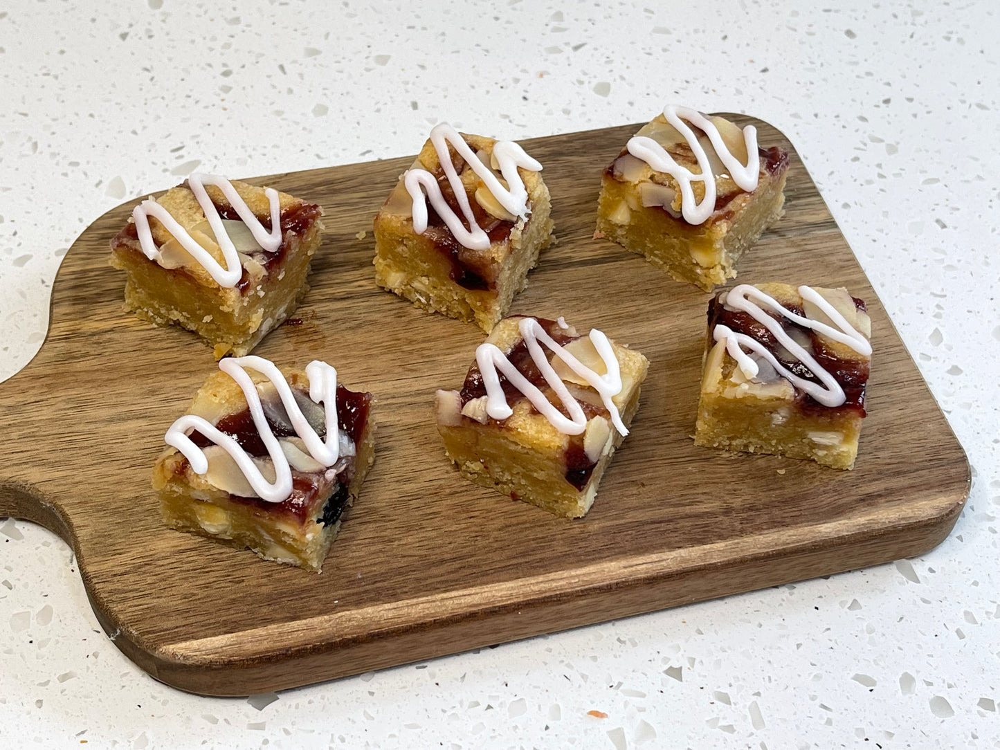 Bakewell Tart Blondie